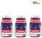 4th of July Party Essentials Party Supplies Patriotic 9-Ounce Printed Plastic Cups/Tumblers, Stars & Stripes Design